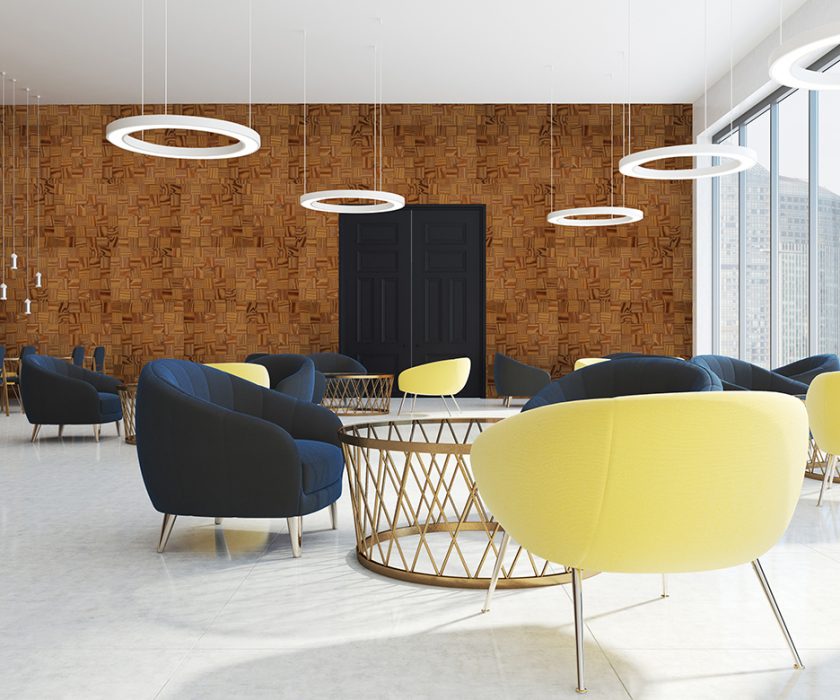 Office waiting room corner